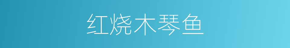 红烧木琴鱼的同义词
