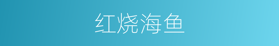 红烧海鱼的同义词