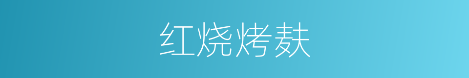 红烧烤麸的同义词