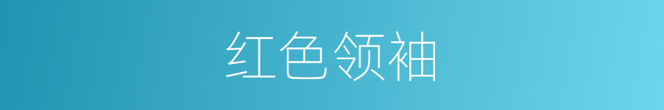 红色领袖的同义词