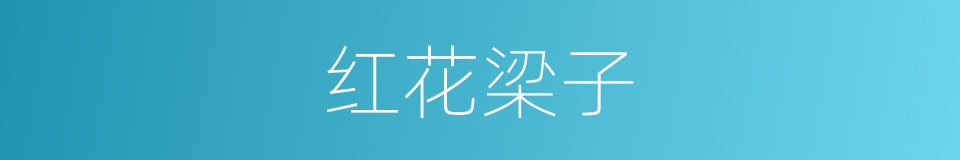 红花梁子的同义词