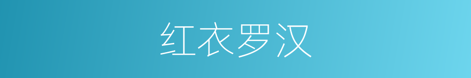 红衣罗汉的同义词