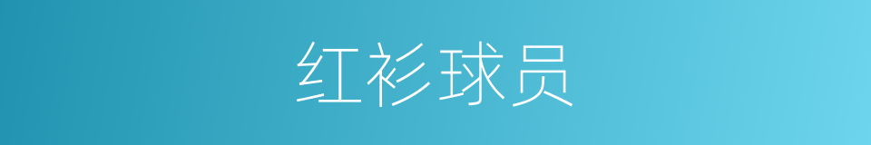 红衫球员的意思