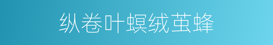 纵卷叶螟绒茧蜂的同义词