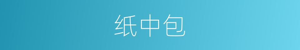 纸中包的同义词