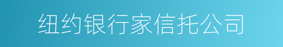 纽约银行家信托公司的同义词