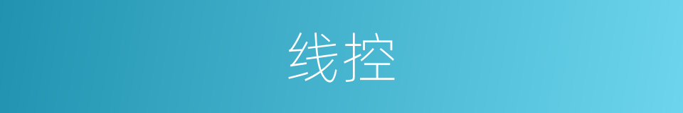 线控的同义词