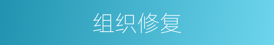 组织修复的同义词