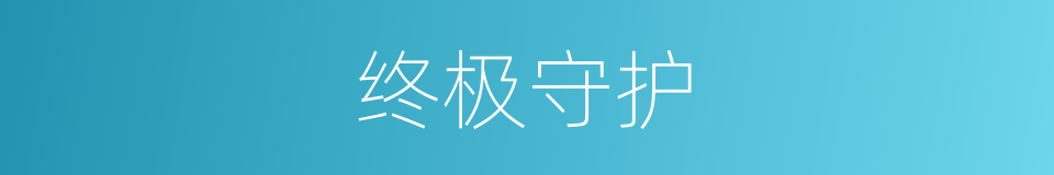 终极守护的同义词