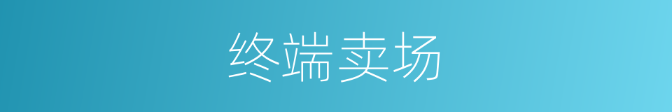 终端卖场的同义词