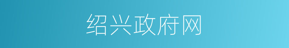 绍兴政府网的同义词