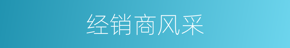 经销商风采的同义词