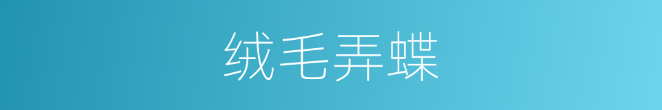 绒毛弄蝶的同义词