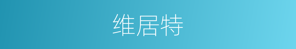 维居特的同义词