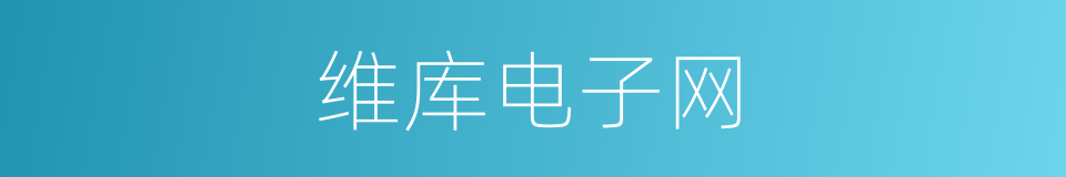 维库电子网的同义词