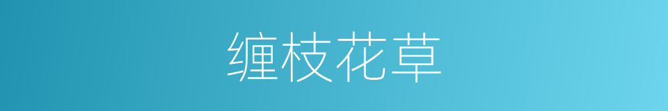 缠枝花草的同义词