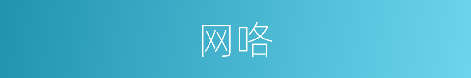 网咯的意思