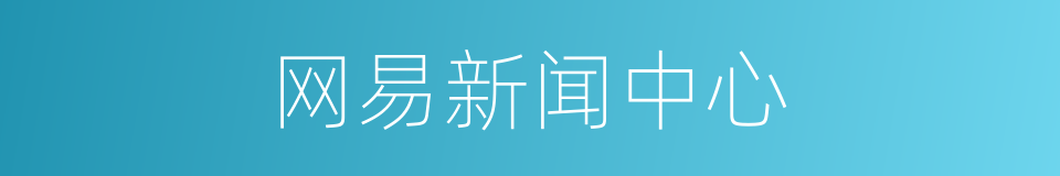 网易新闻中心的同义词