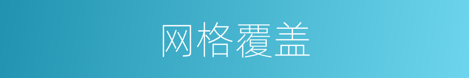 网格覆盖的同义词
