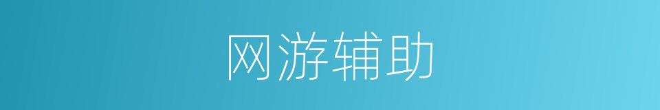 网游辅助的同义词