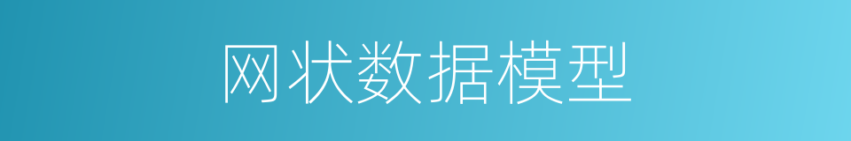 网状数据模型的同义词