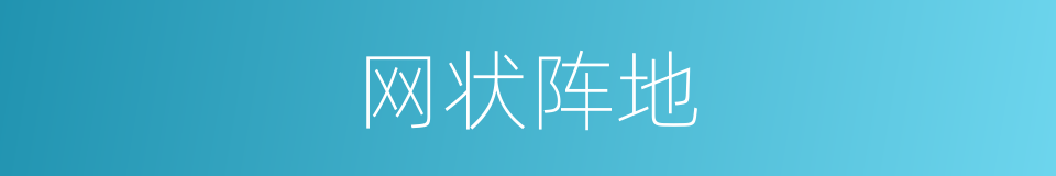 网状阵地的同义词