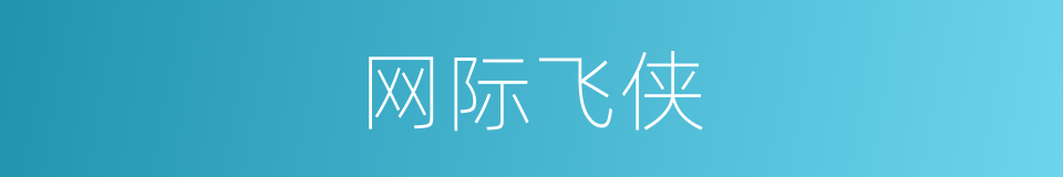 网际飞侠的同义词
