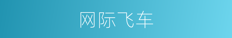 网际飞车的同义词