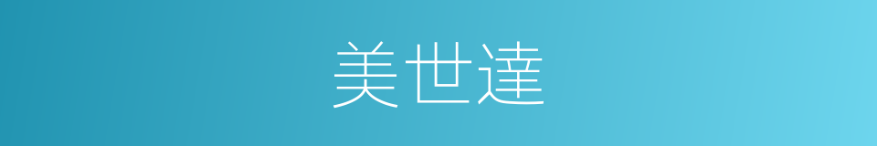 美世達的同義詞