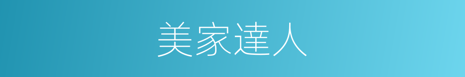 美家達人的同義詞