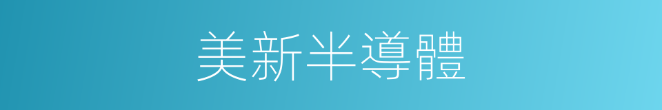 美新半導體的同義詞