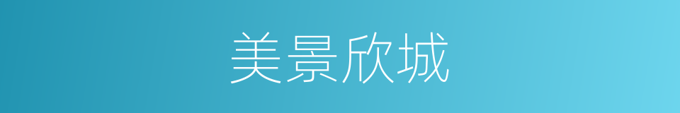 美景欣城的同义词