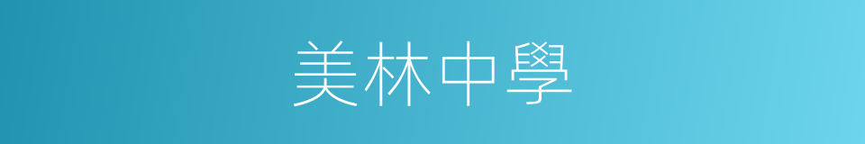 美林中學的同義詞