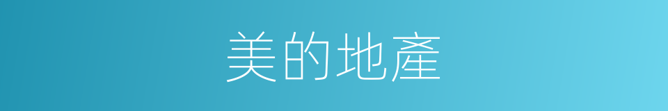 美的地產的同義詞