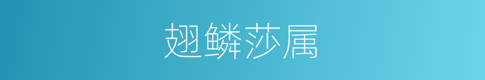 翅鳞莎属的同义词