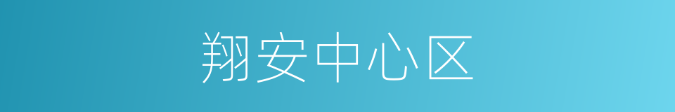 翔安中心区的同义词