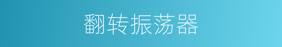 翻转振荡器的同义词