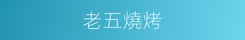 老五燒烤的同義詞