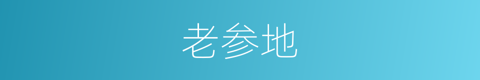 老参地的同义词
