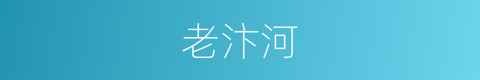 老汴河的意思