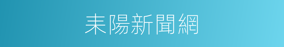 耒陽新聞網的同義詞