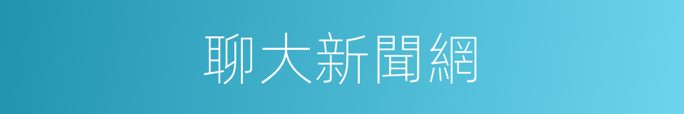 聊大新聞網的同義詞