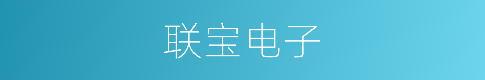 联宝电子的同义词