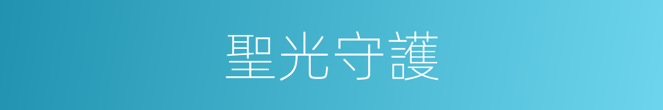 聖光守護的同義詞