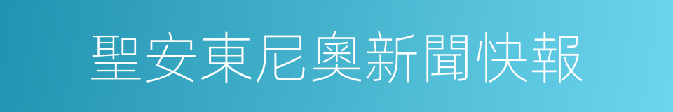 聖安東尼奧新聞快報的同義詞