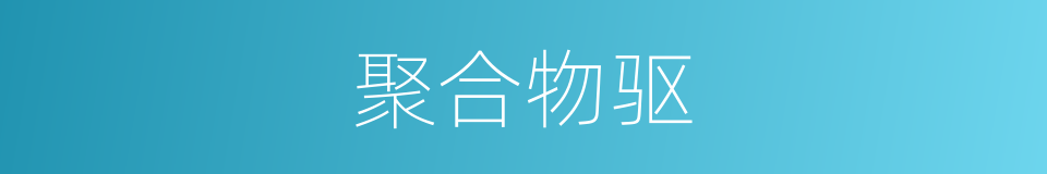 聚合物驱的同义词