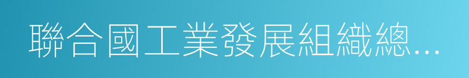 聯合國工業發展組織總幹事李勇的同義詞