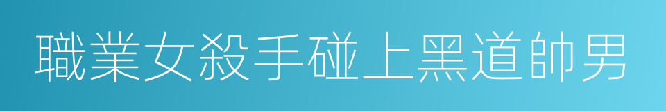 職業女殺手碰上黑道帥男的同義詞