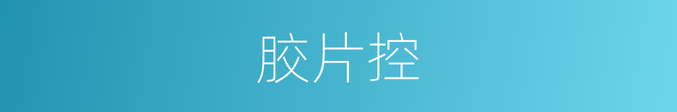 胶片控的意思