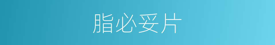 脂必妥片的同义词